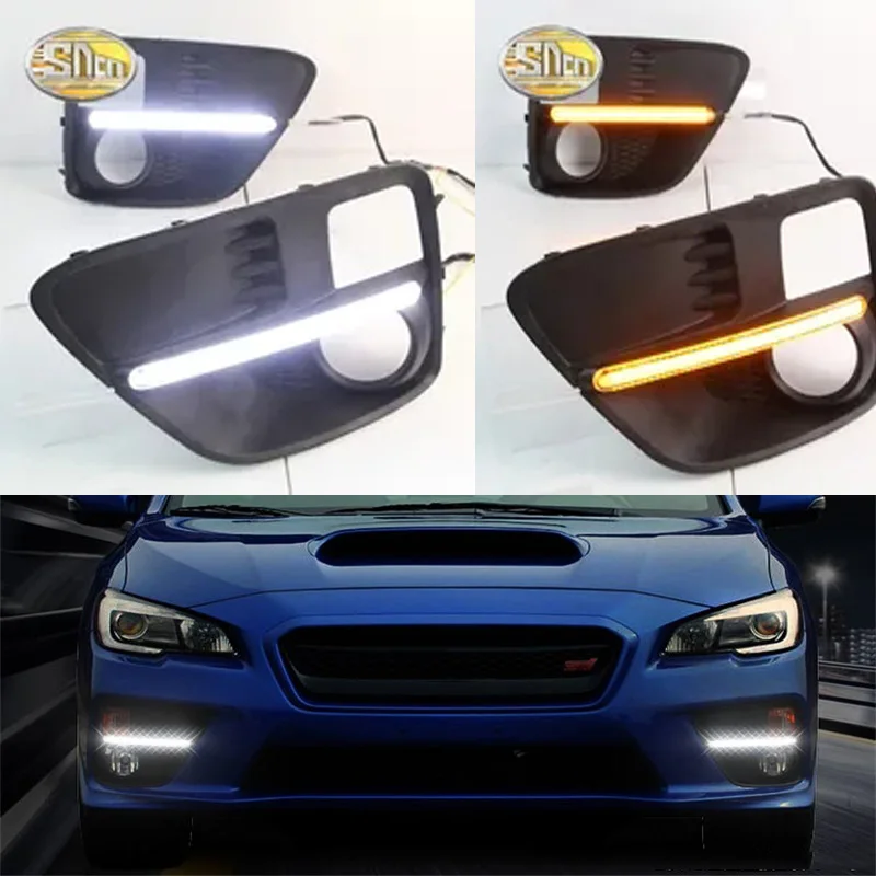 

Daytime Running Lamp 15-16 Subaru WRX Super Bright LED Daytime Running Lights Fog Lamp Frame Modification