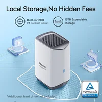 Baseus Security Protection Outdoor Camera N1 Series 2K 2-Cam Kit Wireless Home Security 210-Day Battery Life HomeKit 16TB Memory 6