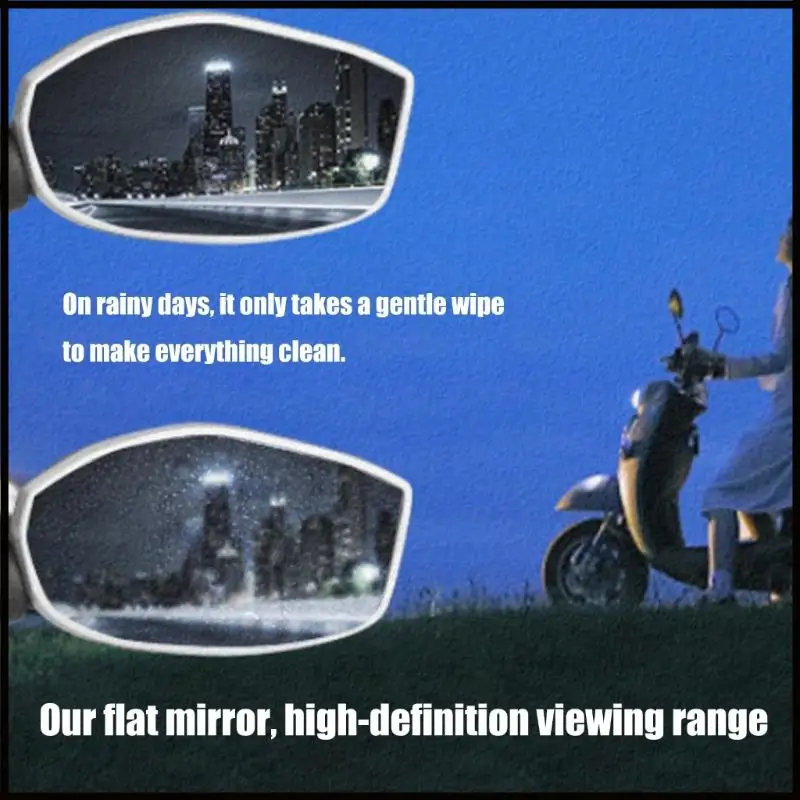 3インチスクリーンモーターバイクドライビングビデオレコーダーカメラ1080pバックミラーDVRカメラ付きWiFiダブルカメラ