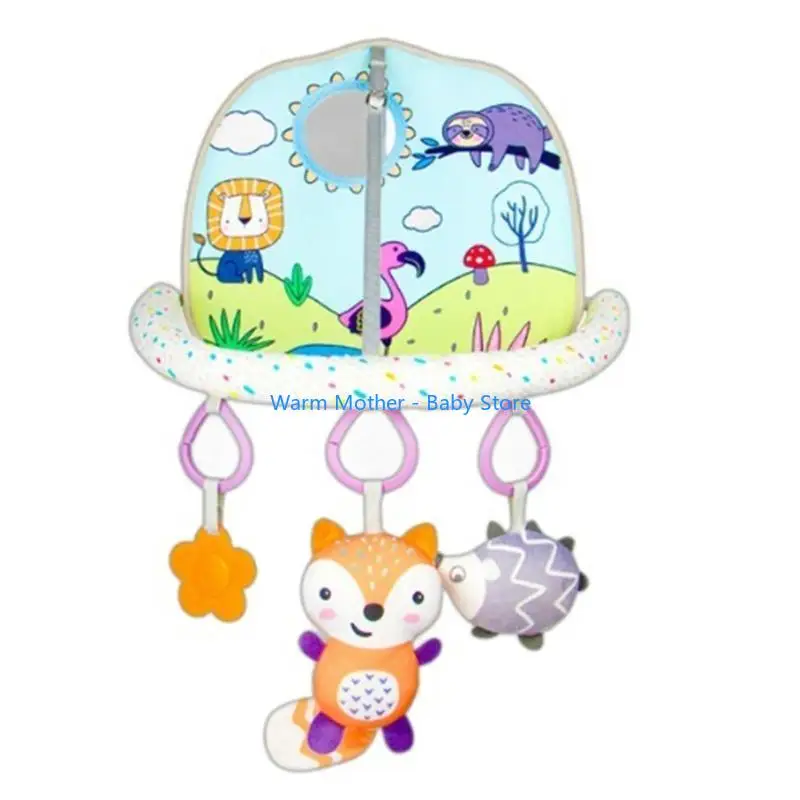 Jouet en voiture pour bébé, salle sport, siège arrière engageant, avec papier sonore, Stimulation du nourrisson le