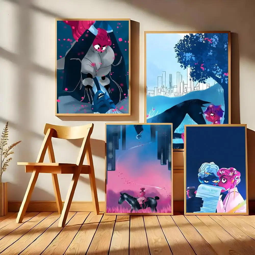 L-Lore O-Olympus Comics Anime Poster Matte Self-Adhesive Wall Art Print Living Room Bedroom Home Decor