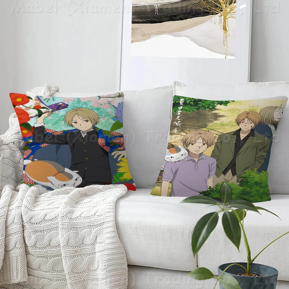 

Natsume Yuujinchou Cushion Cover Car Throw Pillow Case For Sofa Car Christmas Gift 40x40cm 45x45cm