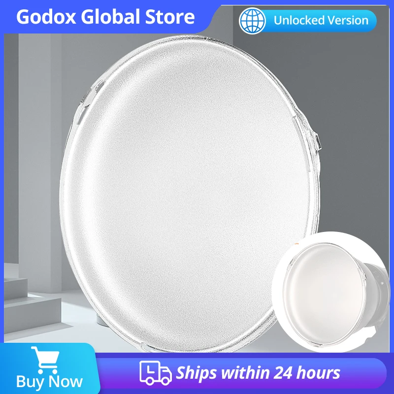 Godox-filtro difusor de 7 pulgadas y 18,3 cm para Reflector estándar, Flash estroboscópico de estudio, Reflector Speedlite AD600BM AD600B DE300 DE400