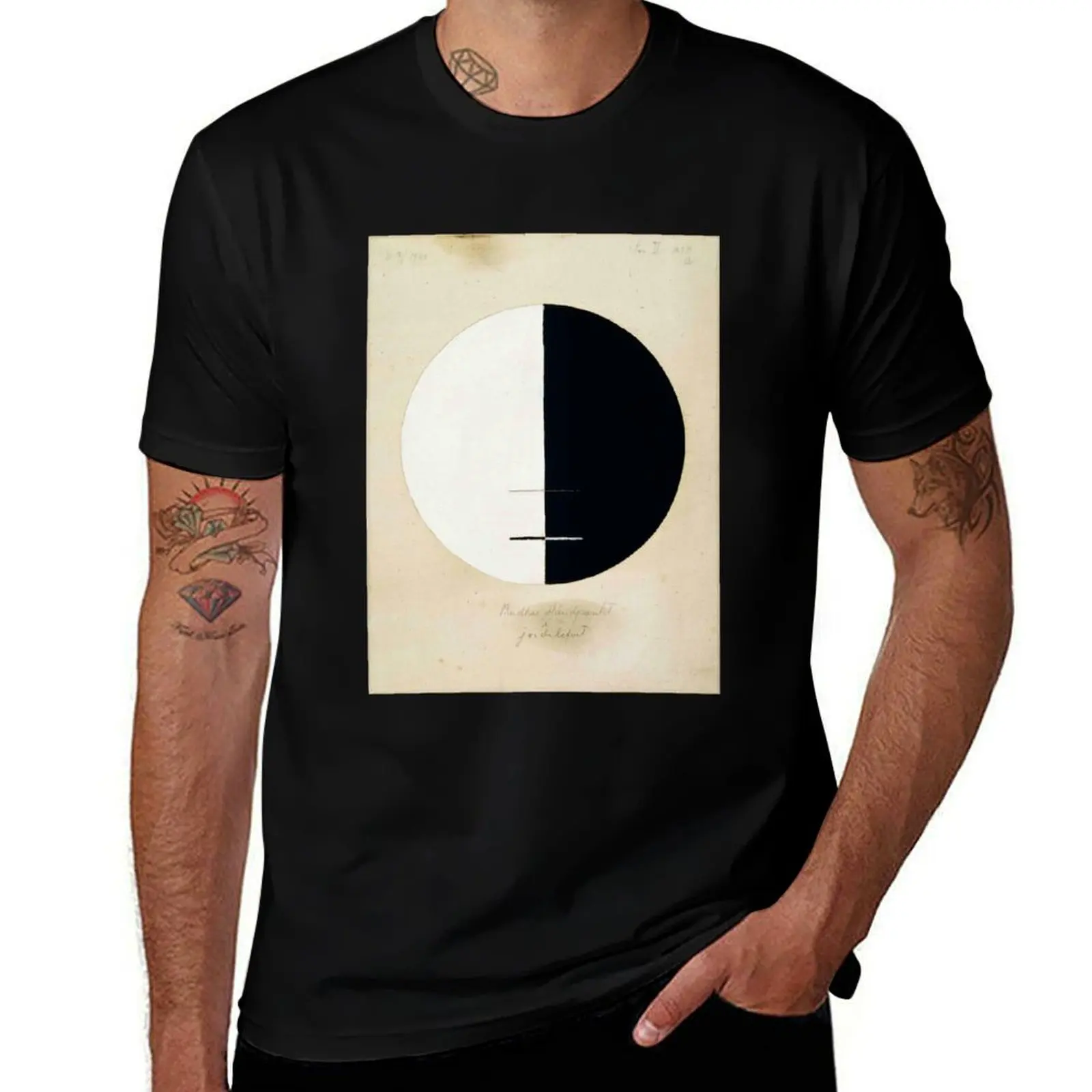 Hilma af Klint, Buddha’s Standpoint in the Earthly Life, 1920 T-Shirt t shirts for man cotton T-Shirt