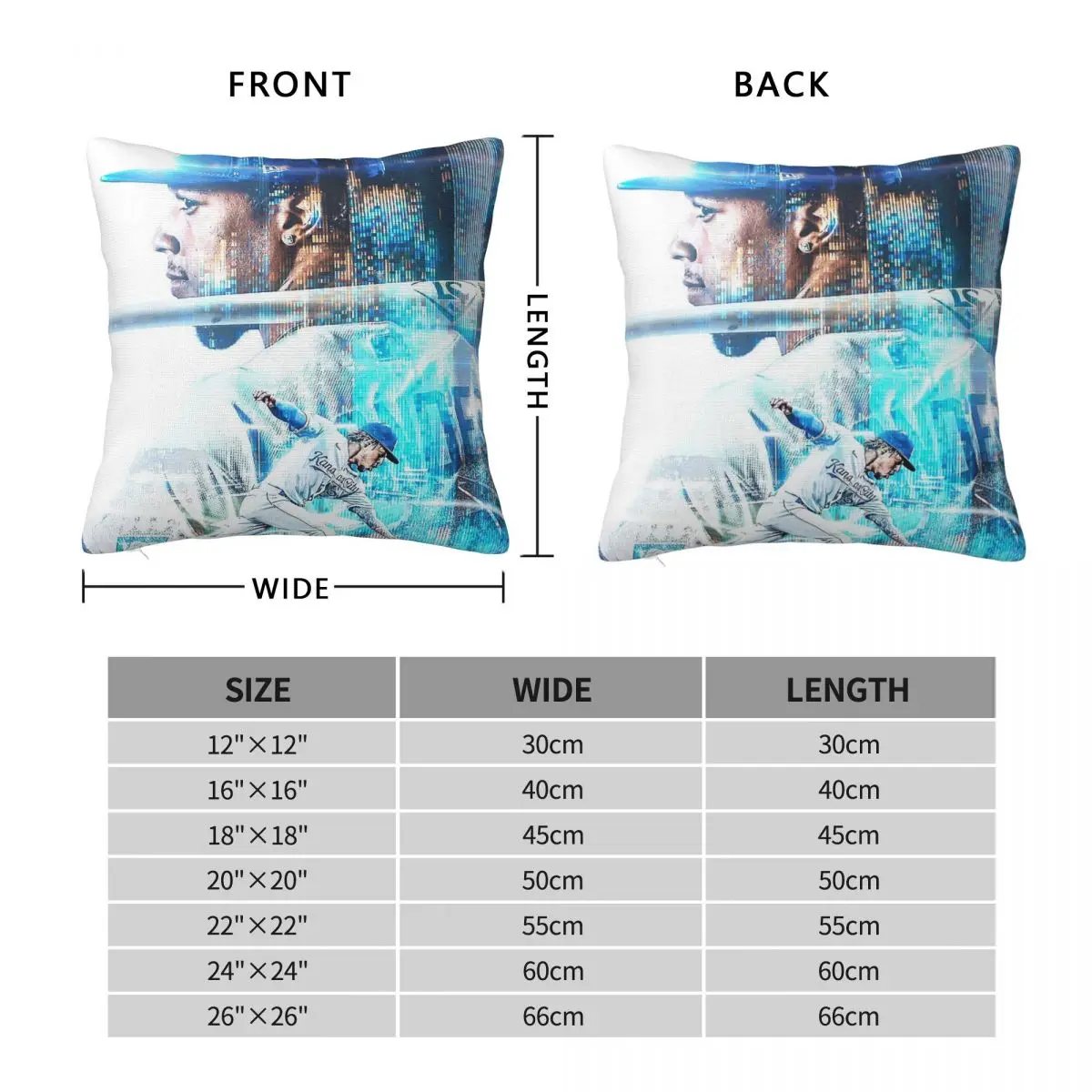 Adalberto Mondesi Baseball Shortstop Square Pillowcase Polyester Linen Velvet Creative Zip Throw Pillow Bed Cushion Cover
