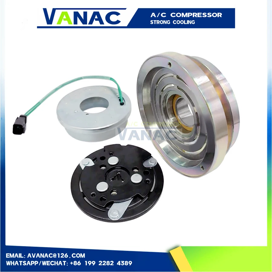 Sanden 4479 4640 8109 SD7H15 السيارات التيار المتناوب ضاغط المغناطيسي مخلب بكرة الجمعية لشركة كاتربيلر ABPN83304734 58768 106-5122