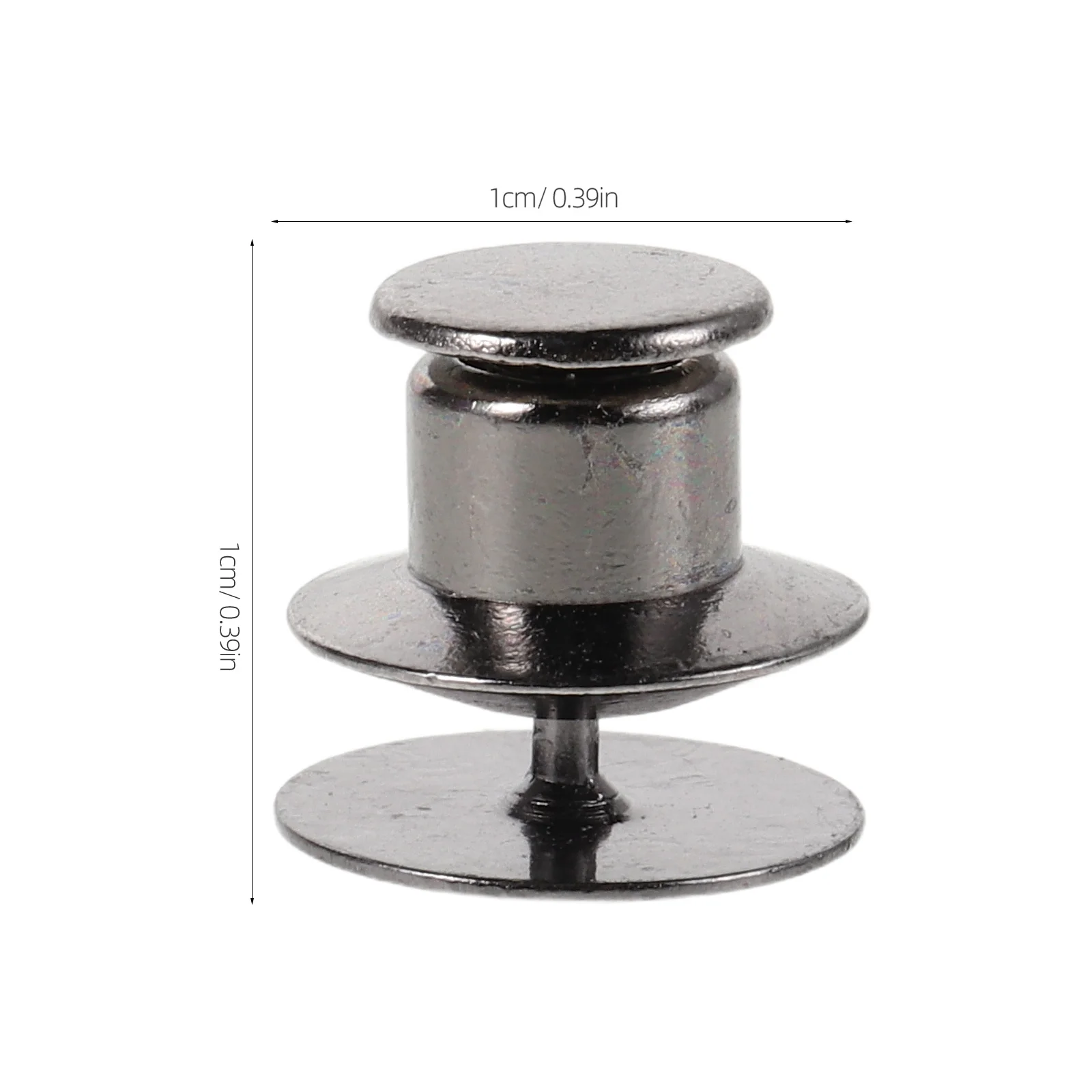 30 Set Pin Backs Locking Secure Metal Flat Back Replacement for Enamel Pins Badge Making Crafts Heavy Duty Locking Clasp