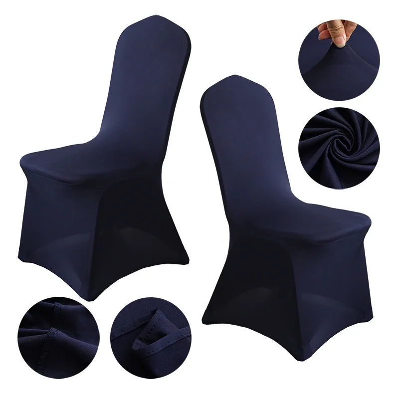 Stuhlbezug, Spandex, Hochzeit, universell, dehnbar, elastisch, für Geburtstagsfeier, Hotel, Bankett, Esszimmer, waschbar, dick, Qualität – Detail 20