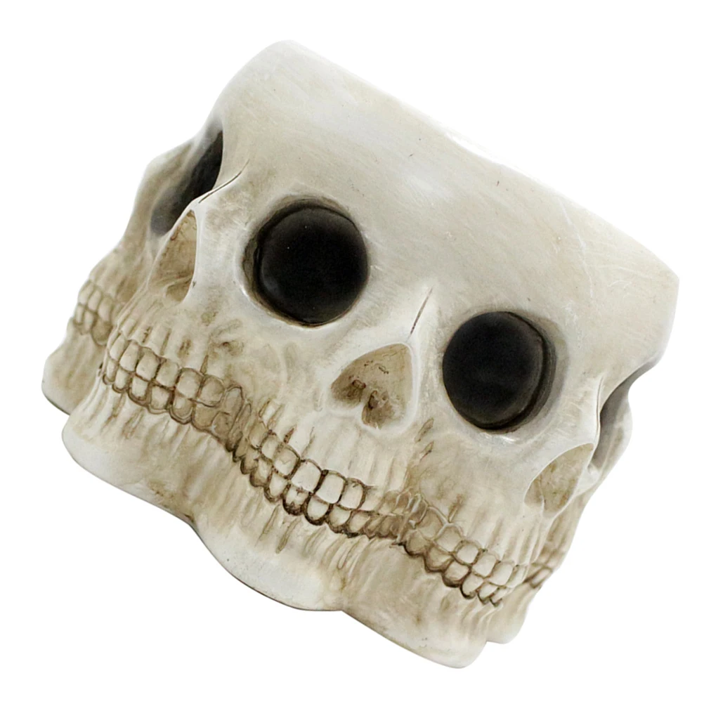 

Skull Flower Pot Planter Halloween Resin Succulent Plant Container Decoration Desk nament Vase Gardening Lightweight