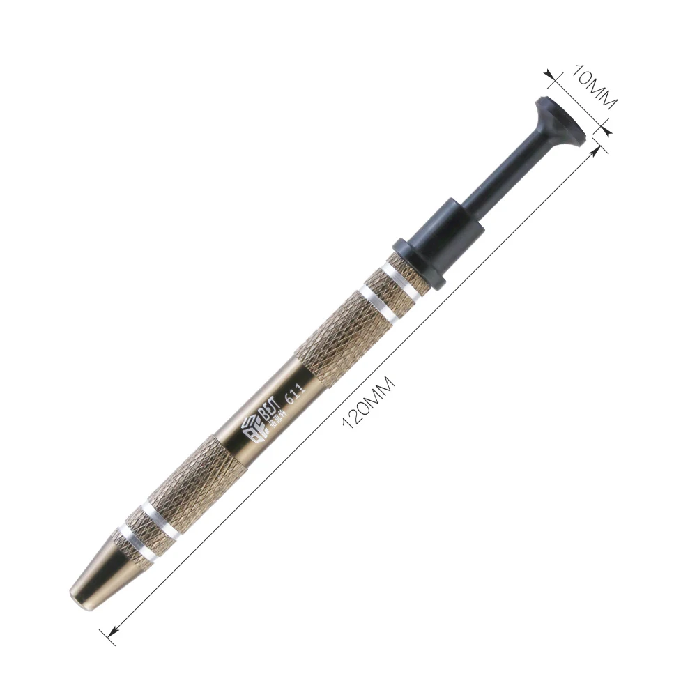 Extrator de chip ic, peças de componentes eletrônicos, 4 garras, coletor, ferramenta de captação, metal, ferramentas manuais de reparo