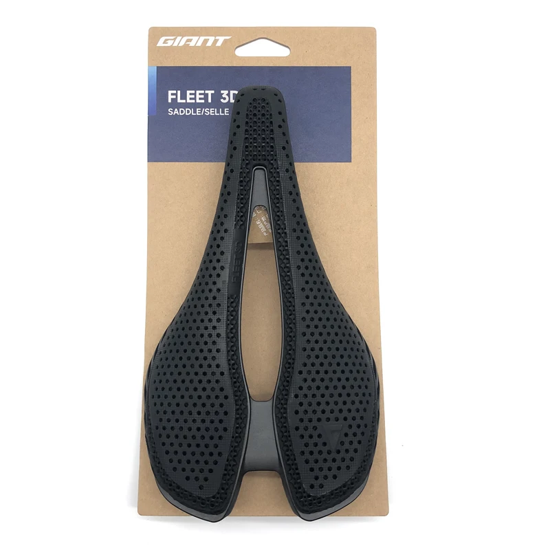 عملاق FLEET ثلاثية الأبعاد مطبوعة السرج دراجة ثلاثية الأبعاد مقعد خفيفة ألياف النايلون جوفاء مريحة للتنفس الجبلية الحصى الطريق الدراجة Selle #2
