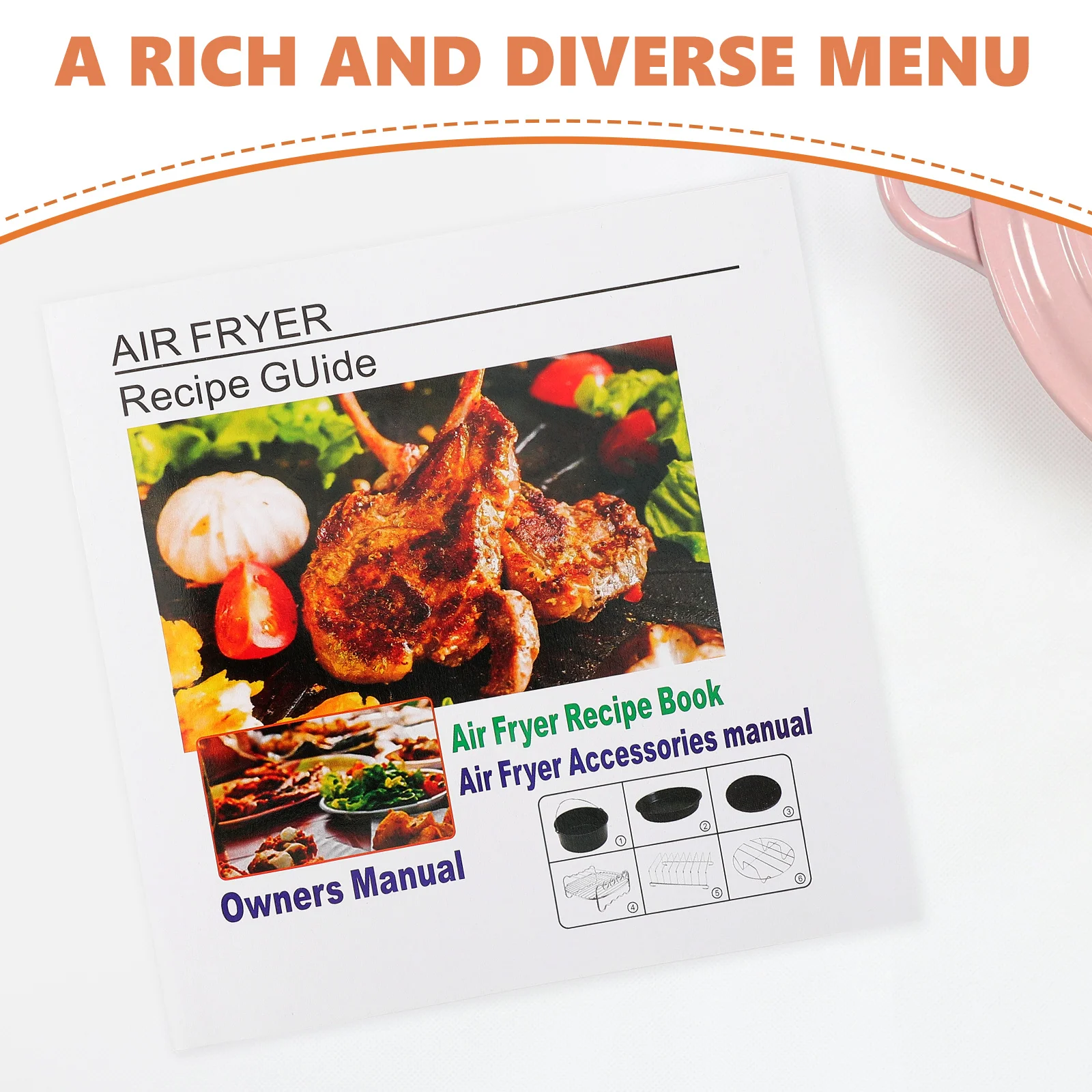 Air Fryer Recipes Cook Book Airfryer Cookbook For Home Paper Easy-going Cooking Supplies