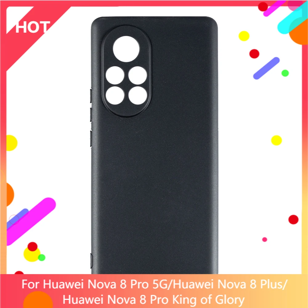 Nova 8 Pro 5G Case Matte Soft Silicone TPU Back Cover For Huawei Nova 8 Plus Phone Nova 8 Pro King of Glory Case Slim shockproof