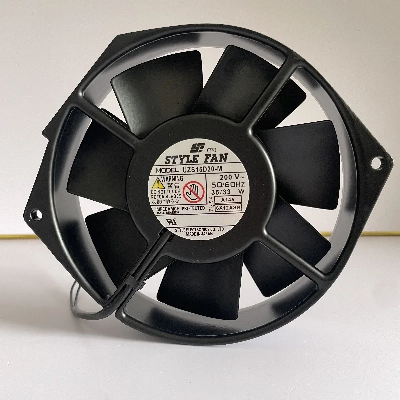 UZS15D20-M 200 فولت 35/33 واط 172*150*38 مللي متر العاكس ارتفاع درجة الحرارة مروحة مراوح التدفق المحوري