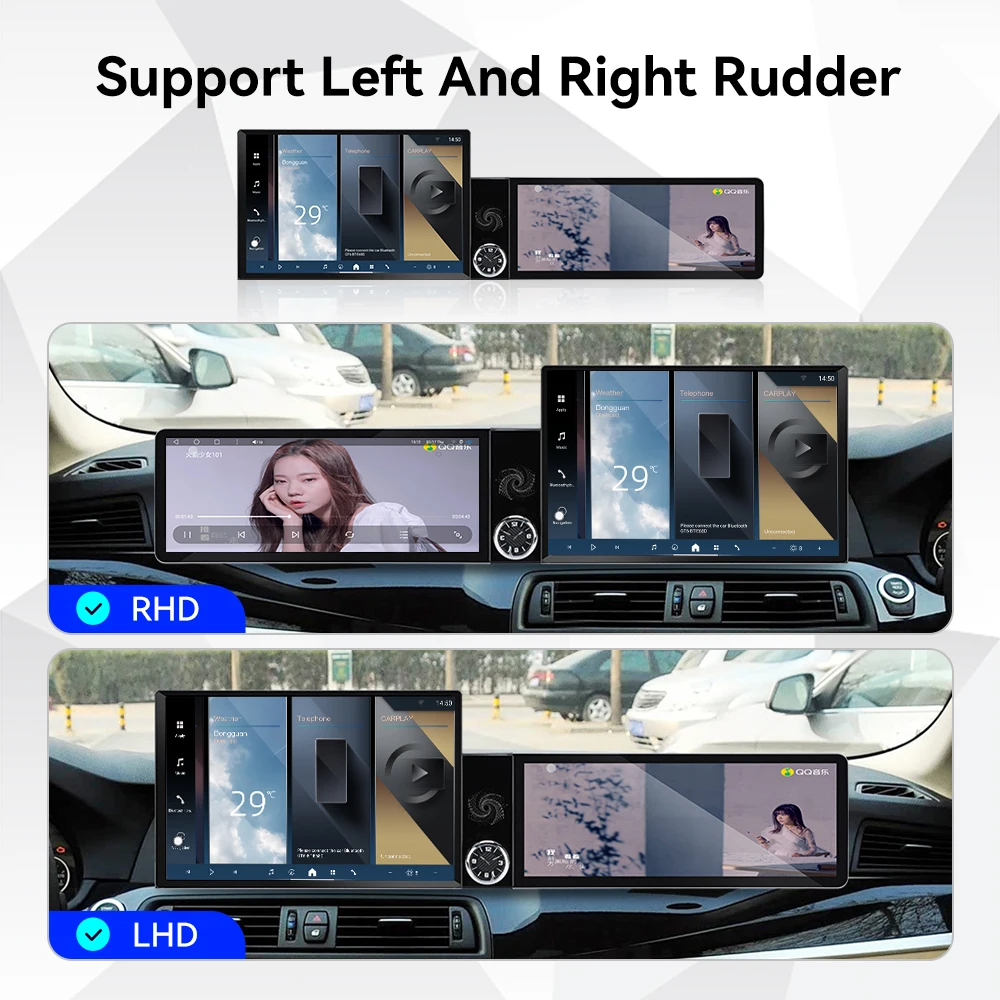 Car Multimedia Player Head Unit For BMW 3 Series 4 Series 2013‑2019 NBT EVO Vertical Tesla Screen 13.1+12.3 Inch Dual Screen GPS