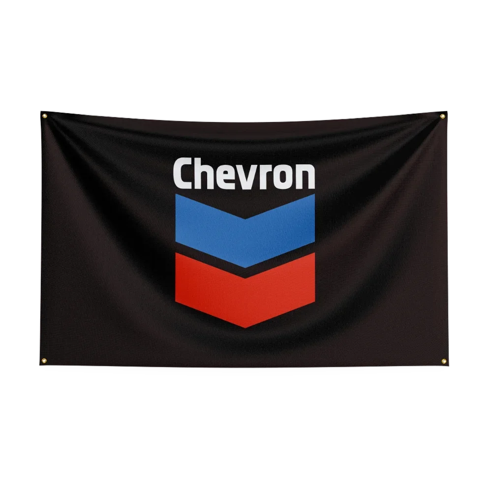 C-Ch-ev-ro-n Fuel Flag For Oil Station Garage Tuning Workshop studio fan collection home ornament