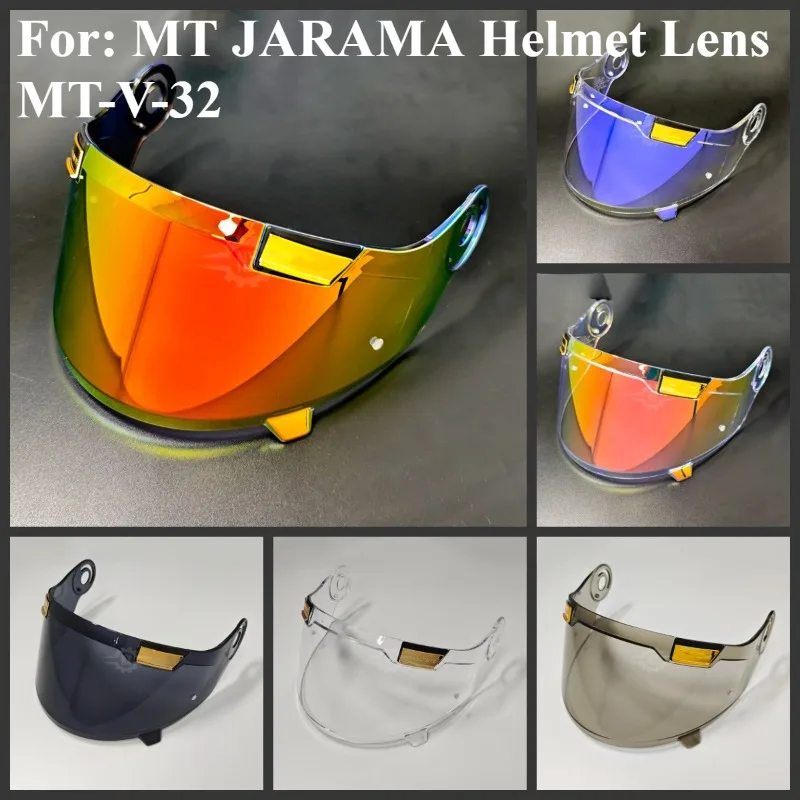 For: MT JARAMA Helmet Lens MT-V-32 Anti-Fog Sticker JARAMA Helmet Accessories Kit with Logo High Strength