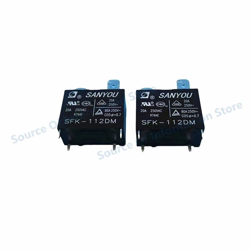 Oryginalny nowy SANYOU SFK-112DM 12VDC DIP-4 przekaźnik klimatyzacji 4-pinowy prąd 20A 250VAC wymienny HF102F-12V G4A-1A-E-12VDC — zdjęcie produktu 3