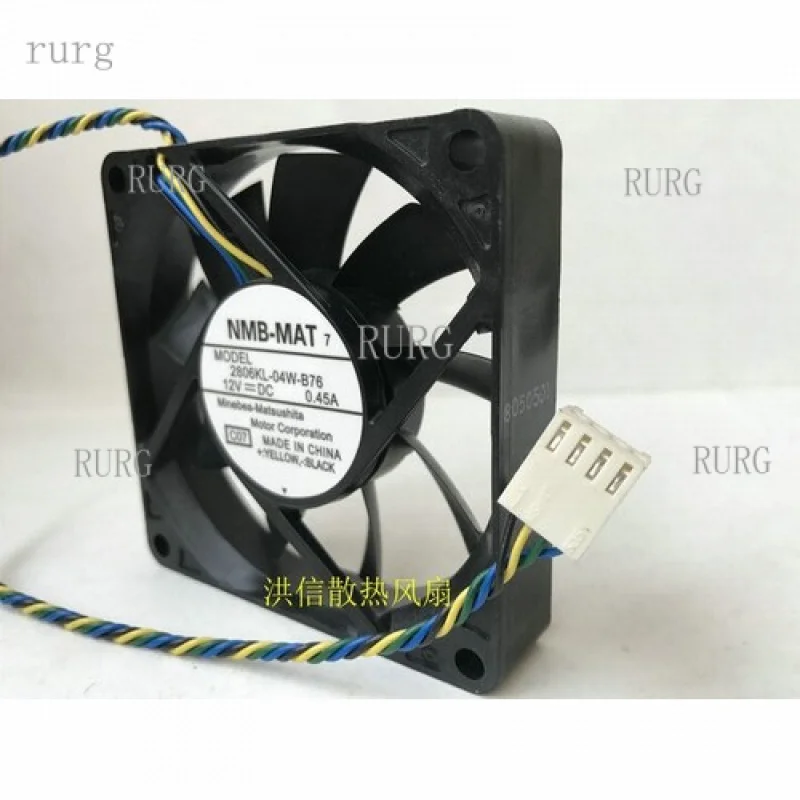 L 1 قطعة لمروحة NMB-MAT 2806KL-04W-B76 DC12V 0.45A 7015 7 سنتيمتر 4 أسلاك