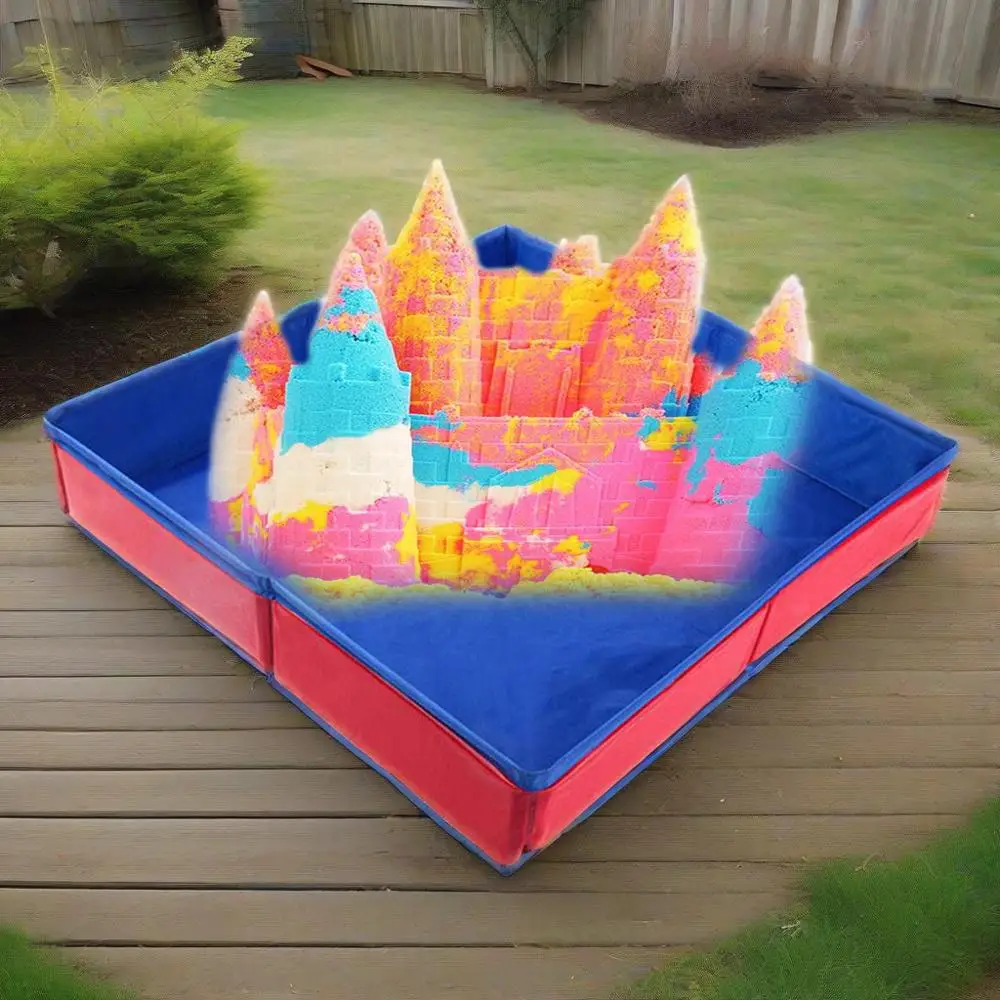 Sandbox Toys per bambini Giocattoli da spiaggia Età 3-10 Bambini Gioco da gioco per interni ed esterni Tavolo con sabbia Ragazzi Ragazza Regali per Natale Compleanno