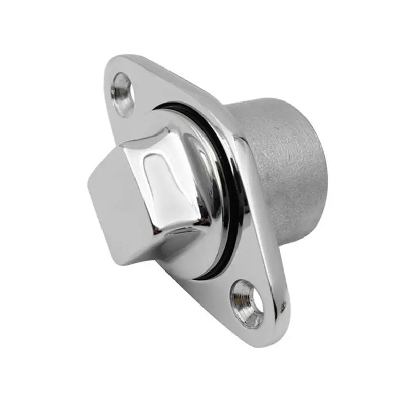 #63M (Silver)Water Plug Boat Stern Drain Valve Spout Yacht Diamond Boat Silk Plug,Industrial & Scientific