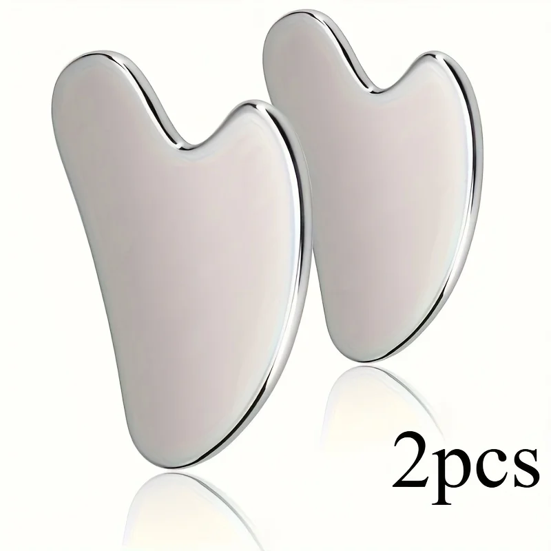 

Premium Stainless Steel Facial Scraper - Lymphatic Drainage Face Tension, and Relaxation, Durable Metal Tool for Face and Body,