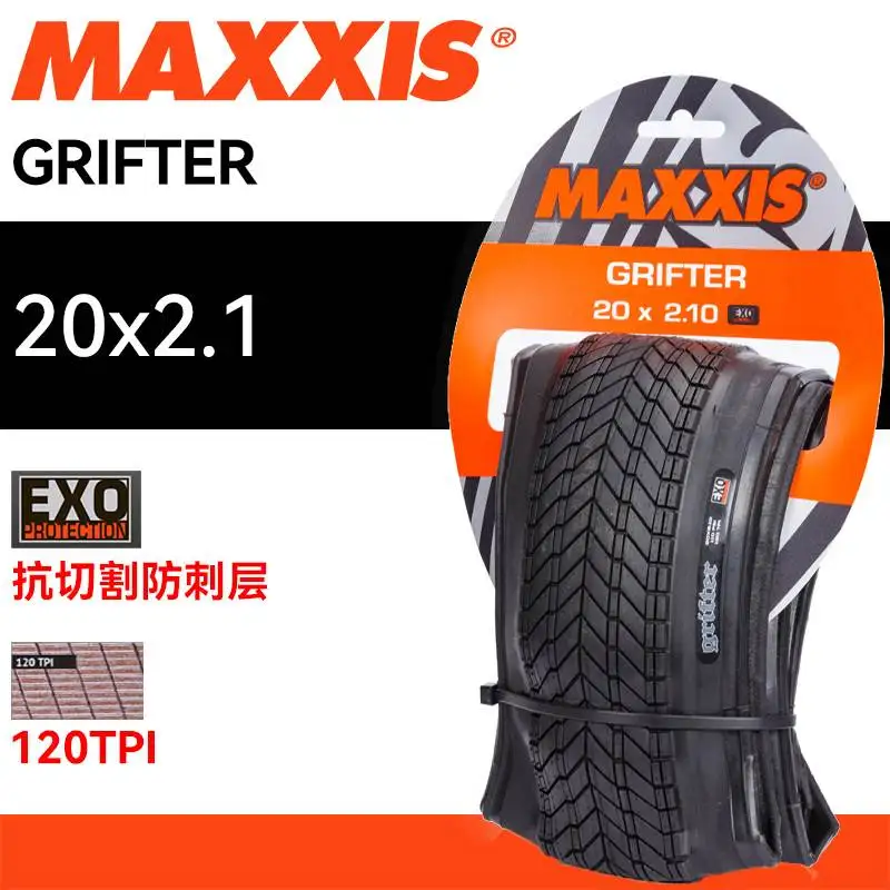 MAXXIS GRIFTER (M148) BMX TIRE FOLDABLE TIRE 20x2.1/2.3/2.4 Original Bicycle Tire 20er Bmx Bike 20inch Bmx Wheels 20 Inch