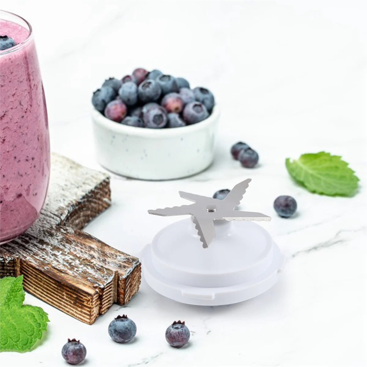 Lâminas de faca com anel de vedação para Philips, Juicer Blender Acessórios, Faca Titular, HR7625, HR7620, RI7620, RI7625, HR2160