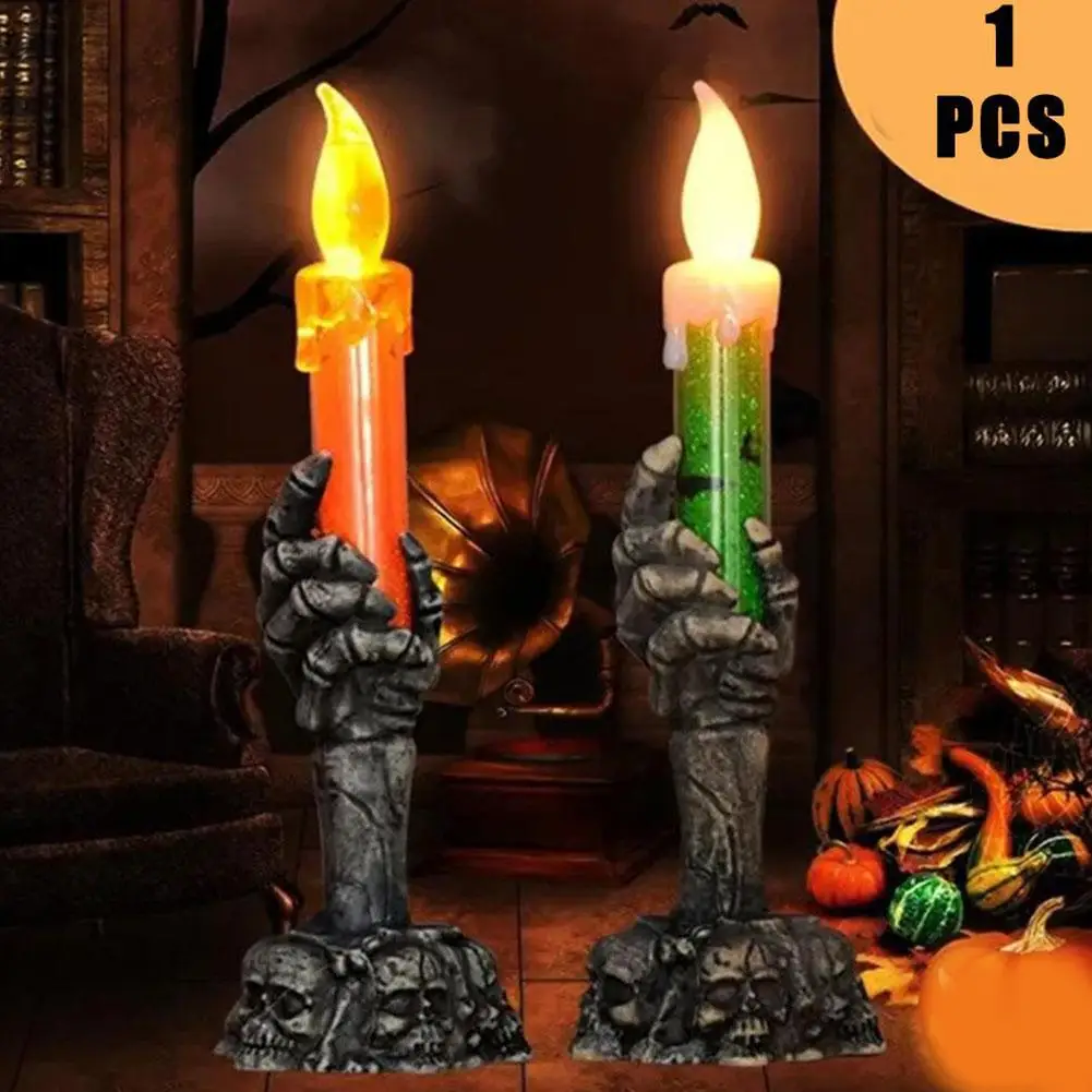 Halloween Skeletons Ghost Party Candles Pumpkin Party Happy Halloween Party Home Decorations