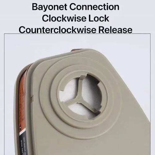 Imagen 2 del producto Cartuchos de carbón activado 6001, filtro 501 5N11, repuesto para respiradores de 3m, adecuado para máscara de Gas 6100/6200/7501/7502/6502/6800