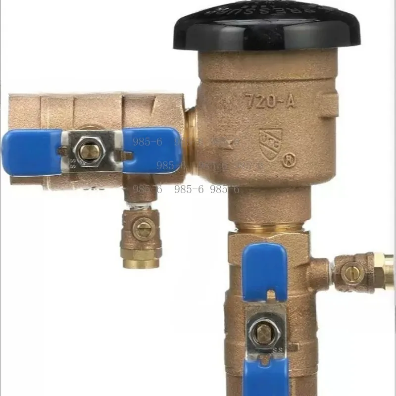 Anti-pressure vacuum circuit breaker, low lead anti-siphon pressure vacuum breaker