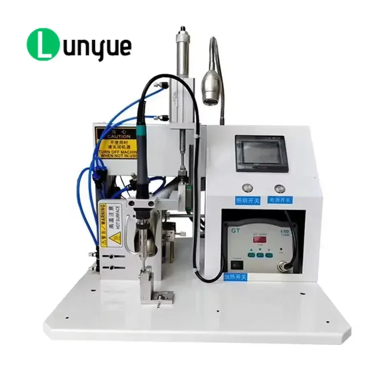 QD258 Semi-automatic Pneumatic Electric Welding Machine Foot Operated USB Cable Circuit Board Soldering Machine