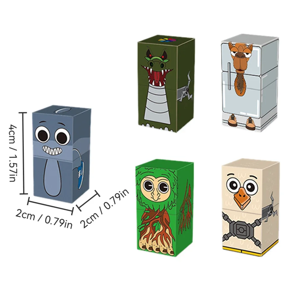 Kinder Geschenk Magnetisches Gebäude Set DIY Ziegel AI Charakter Modell STEM Pädagogisches Kreatives Spielzeug TungTungTungSahur Figur Spaß