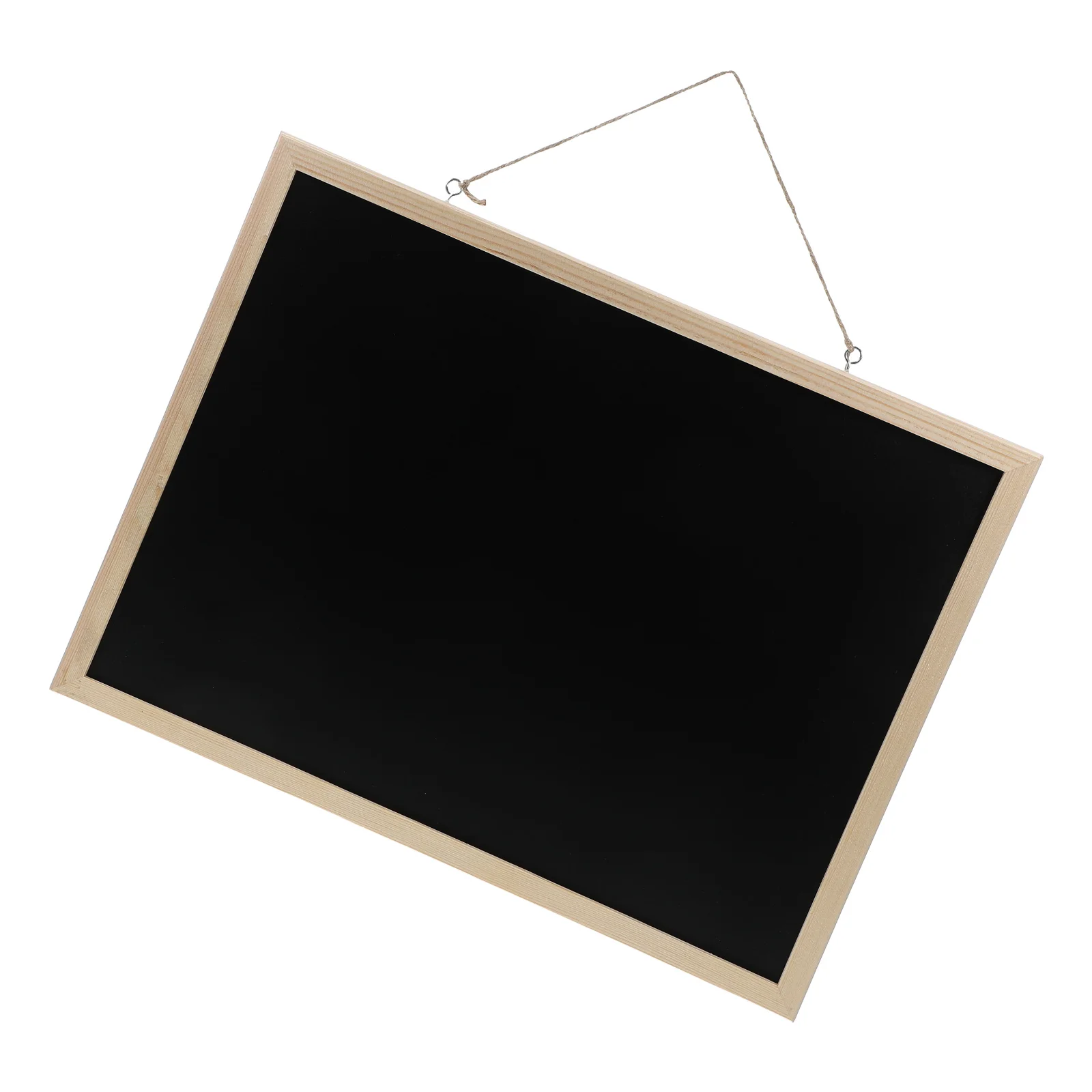 Wooden Frame Small Chalk Board Reusable Portable Office Home Wall Decor Hanging Sign Versatile Use Lightweight