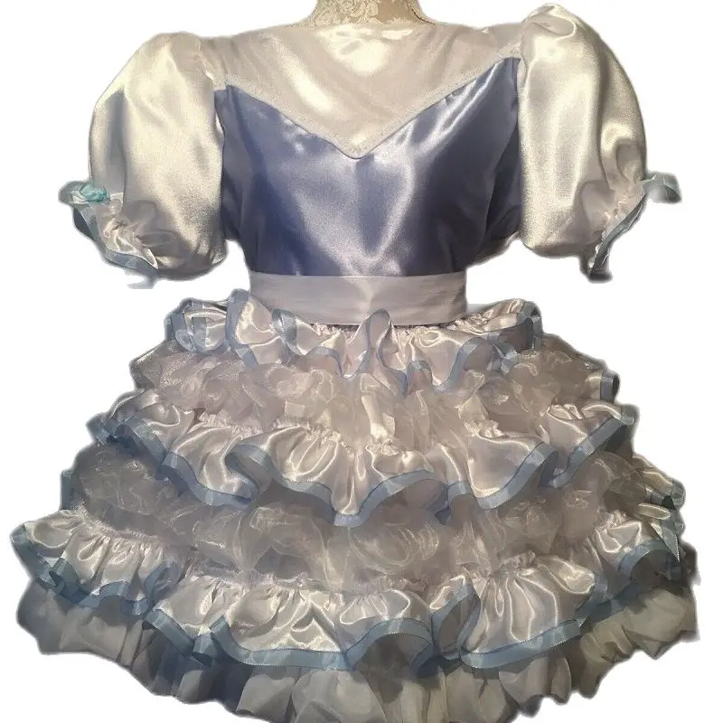 Tailored Sissy Adult Baby Festive CD / TV Embellishment Dress for Measurement