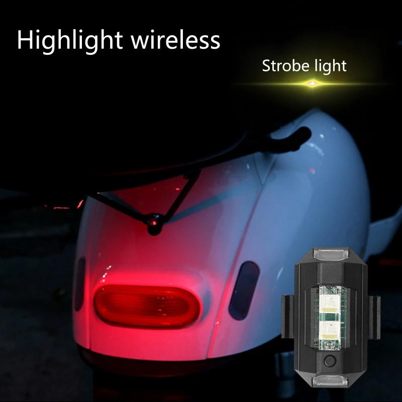 Universal LED Anti-collision Warning Light Mini Lamp with Light Turn Car Motorcycle