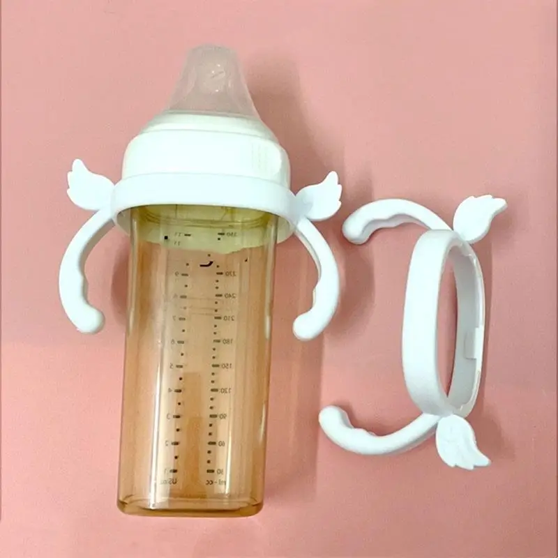 E06F Newborn Bottle Grip Handle Infants Milk Bottle Hand Shank for