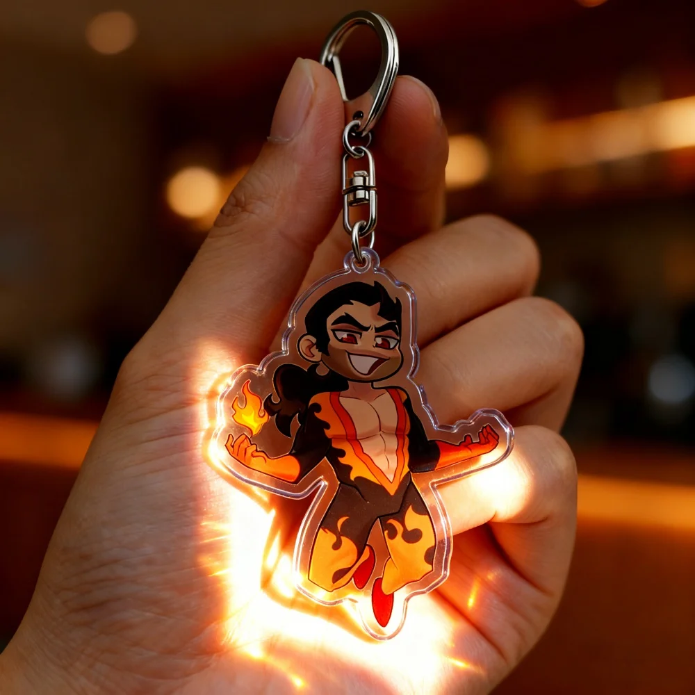 لطيف الكرتون إرسال المفاتيح للملحقات Mecha رجل شقراء السترة روبرت روبرتسون كيرينغ مجوهرات الألعاب المشجعين الهدايا