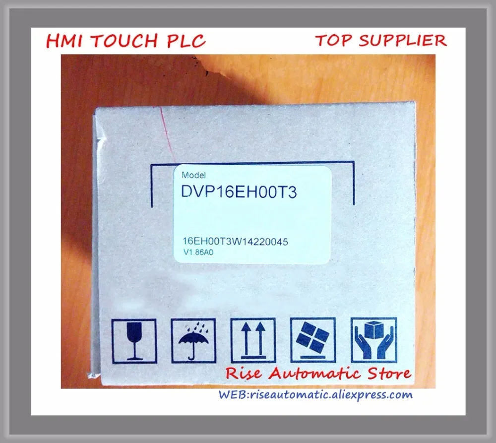 DVP16EH00T3 New Original PLC EH3 Series 100-240VAC 8DI 8DO Transistor Output