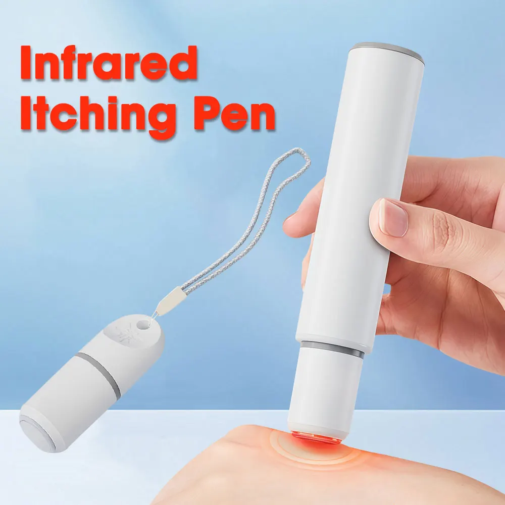 

Инфракрасная ручка от зуда, инструменты для снятия укуса комаров, насекомых, MCH, керамический портативный массаж кожи, аксессуары для кемпинга и защиты от зуда