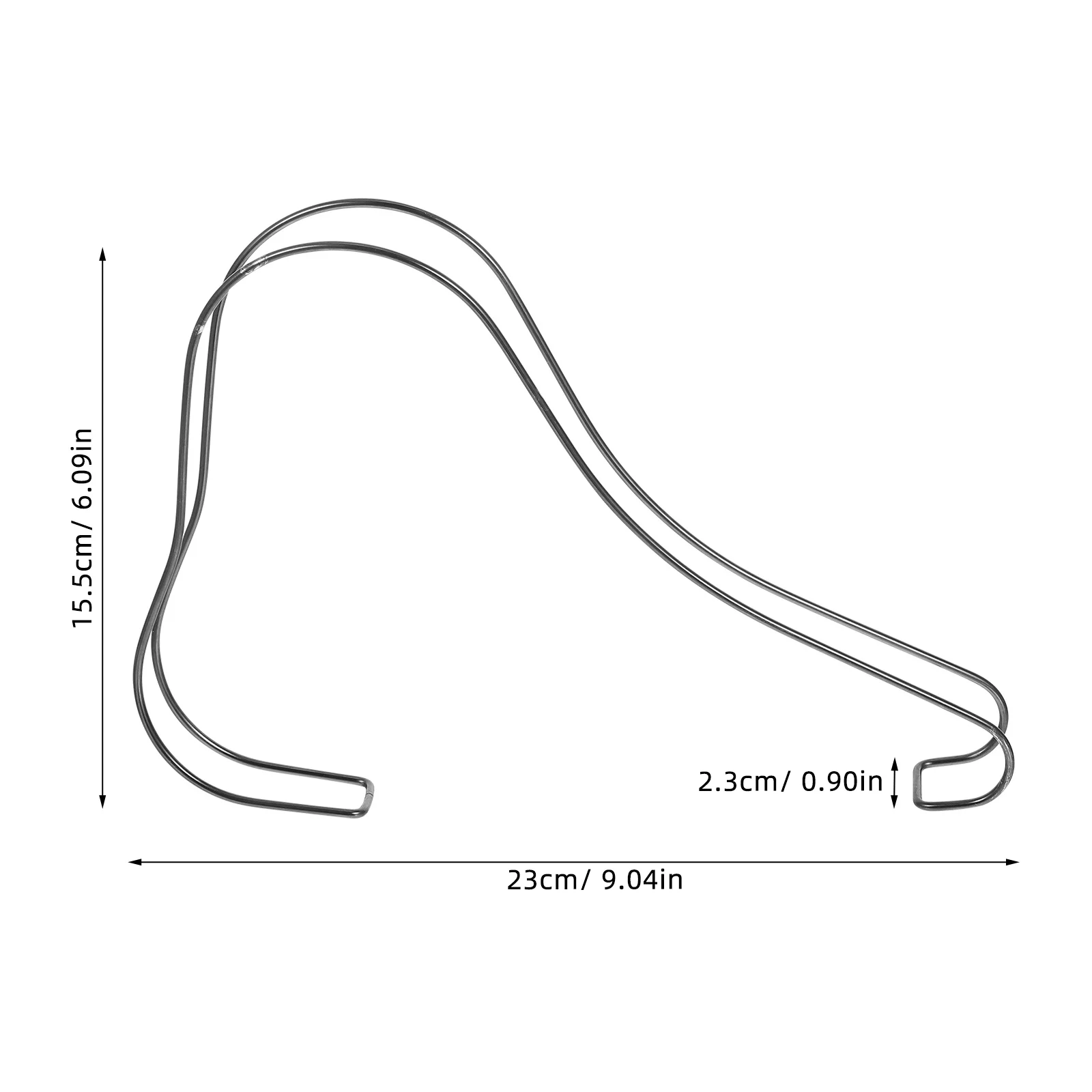 2Pcs Stainless Steel Shoe Support Stand Strong High Heel Sandal Display Rack for Shoe Store Home Organizer Sandal Rack