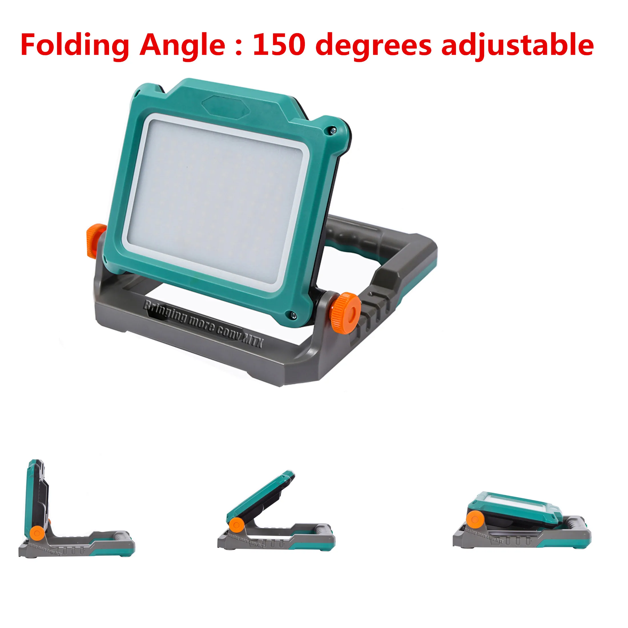 

For Makita For DeWalt for Milwaukee for Bosch 18V 20V li-ion battery Home Decoration Construction LED Working Lamp outdoor light