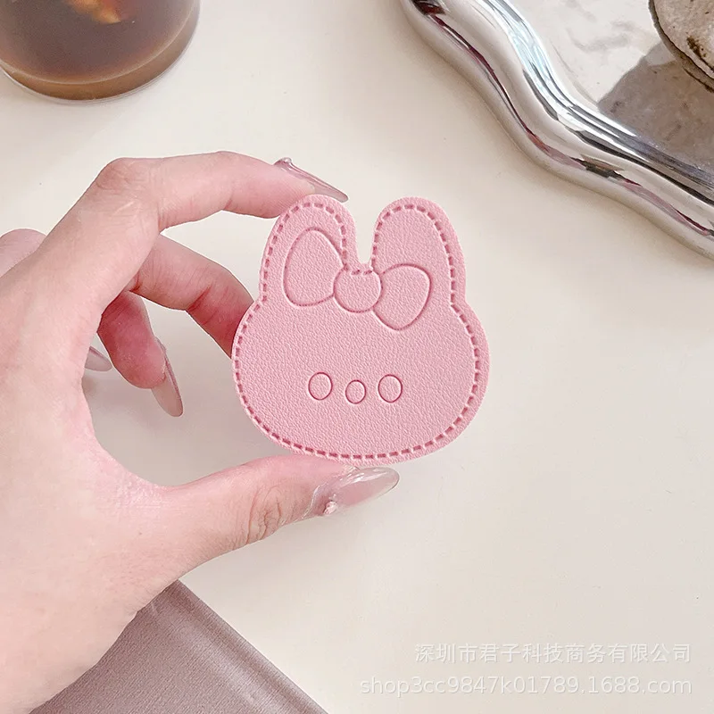 الكورية لطيف الكرتون بو الجلود الدب ربطة حامل قبضة توك حامل الهاتف المحمول حامل دعم للهاتف المحمول