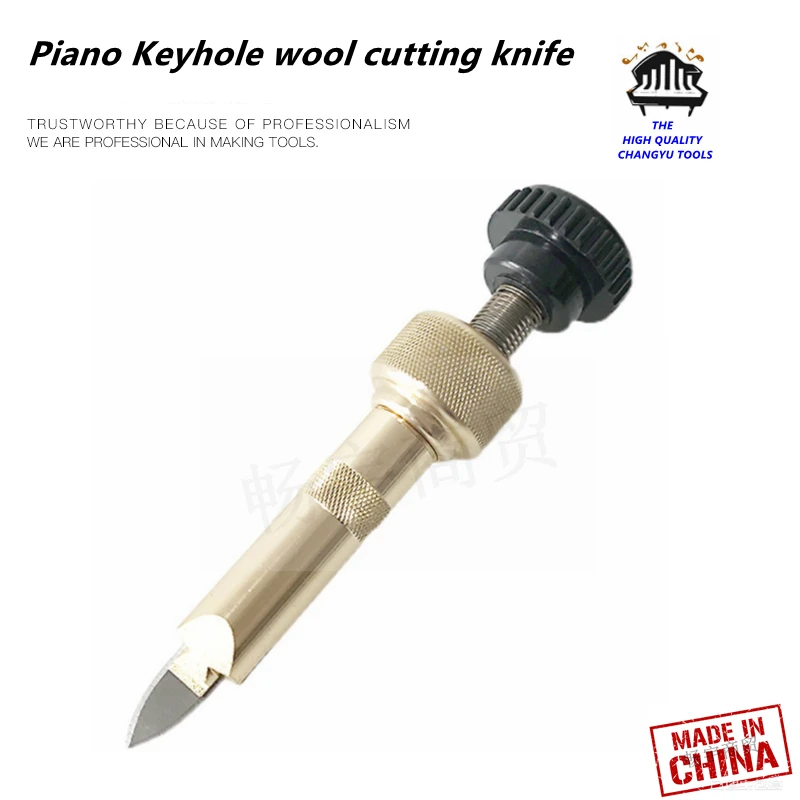 Piano Keyhole Wool Cutting Knife, Piano Tuning Tools Accessories, Piano Repair Tool Parts