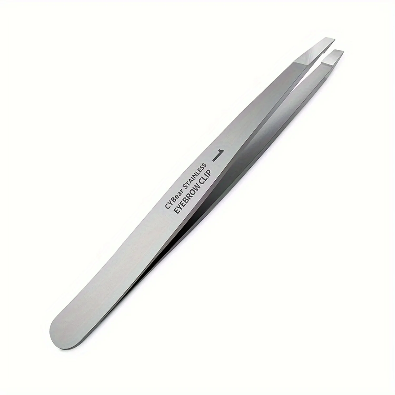 1pc Stainless Steel Eyebrow Tweezer - Ideal for Facial and Ingrown Hair Removal, Precision Hair Removal Tool Pet Medical