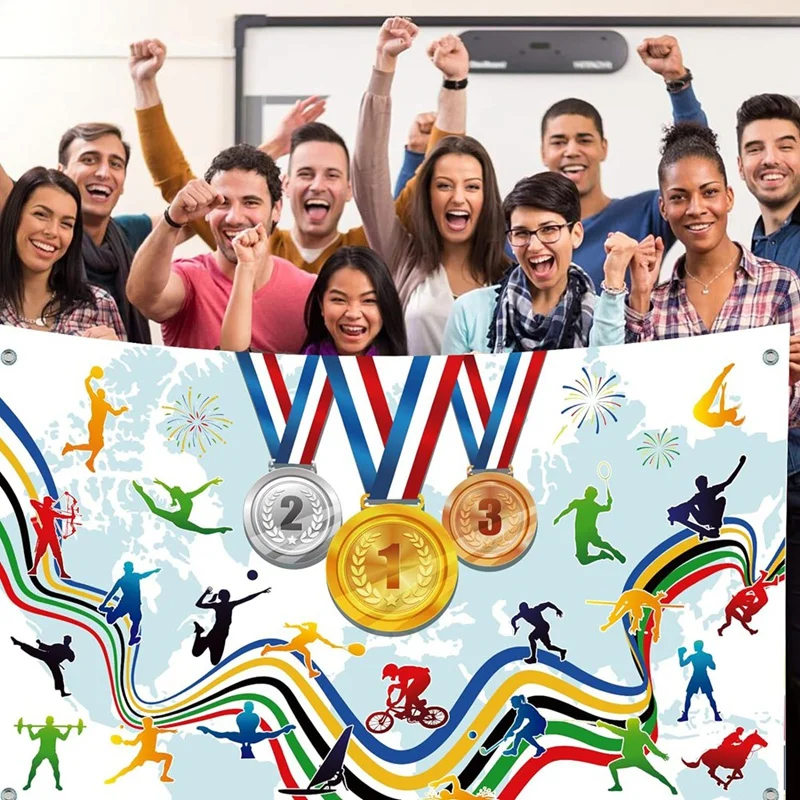 Sport dekorationen Banner gehen für Gold großen Sportplatz Zeichen Banner 70x43 Zoll Sport party Dekorationen für den Sommers port