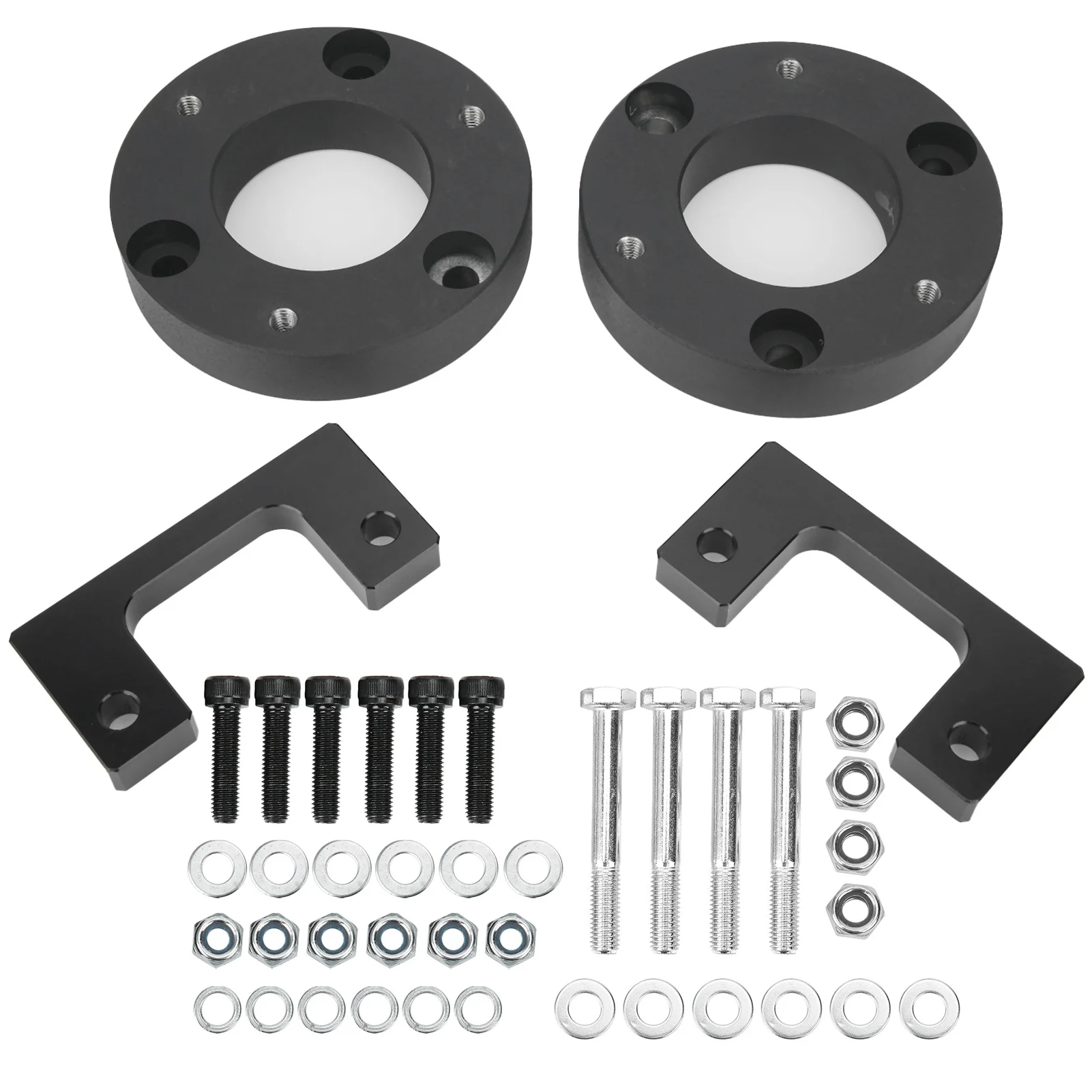 

Front Leveling Spacer Front Lift for Pair Front Leveling Lift Spacer Kit 3in Fit for Chevy Silverado/GMC Sierra GM 1500
