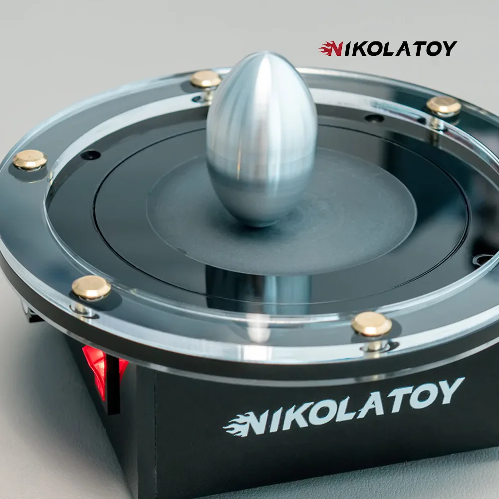 

NIKOLATOY Nikola Tesla Electromagnetic Eddy Current Science Physics Experiment Standing Up Columbus Egg