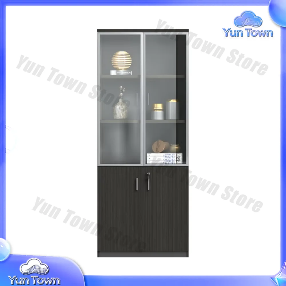 Small Tall Size Storage Cabinet Office Equipment Modern Commercial Bookcase Furniture Wooden File Cabinets For Boss Manager
