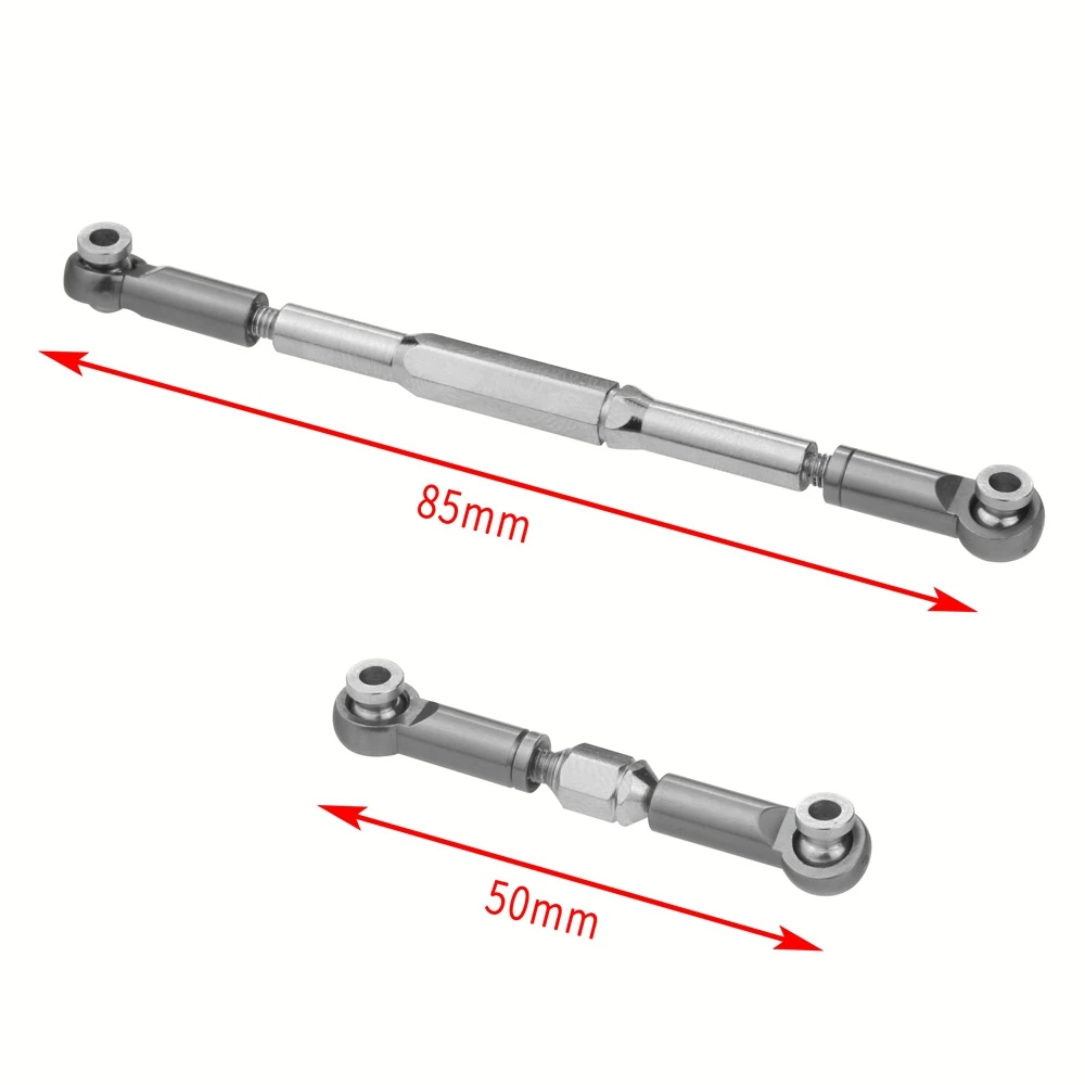 

MOMO Steering Link Rod Pull Rod Upgrade Parts For WPL C14 C24 C24-1 C34 1/16 RC Car Accessories